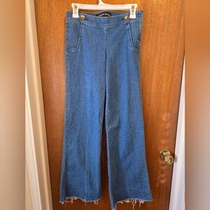 Express Wide Leg Flare Jeans Size 2R